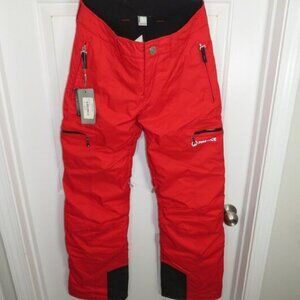 Bogner Fire+Ice Snow Ski Pants Men’s Size 32 Red Insulated Serin NEW with Tags